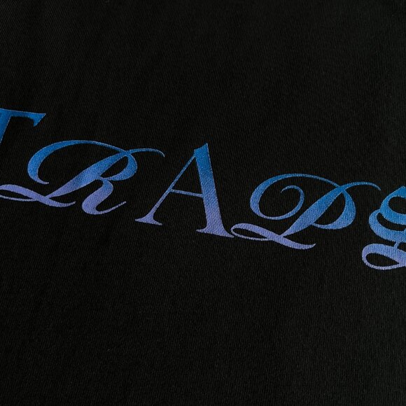 TRAPSTAR Fade T-Shirt in Black/Blue. - Picture 5 of 10